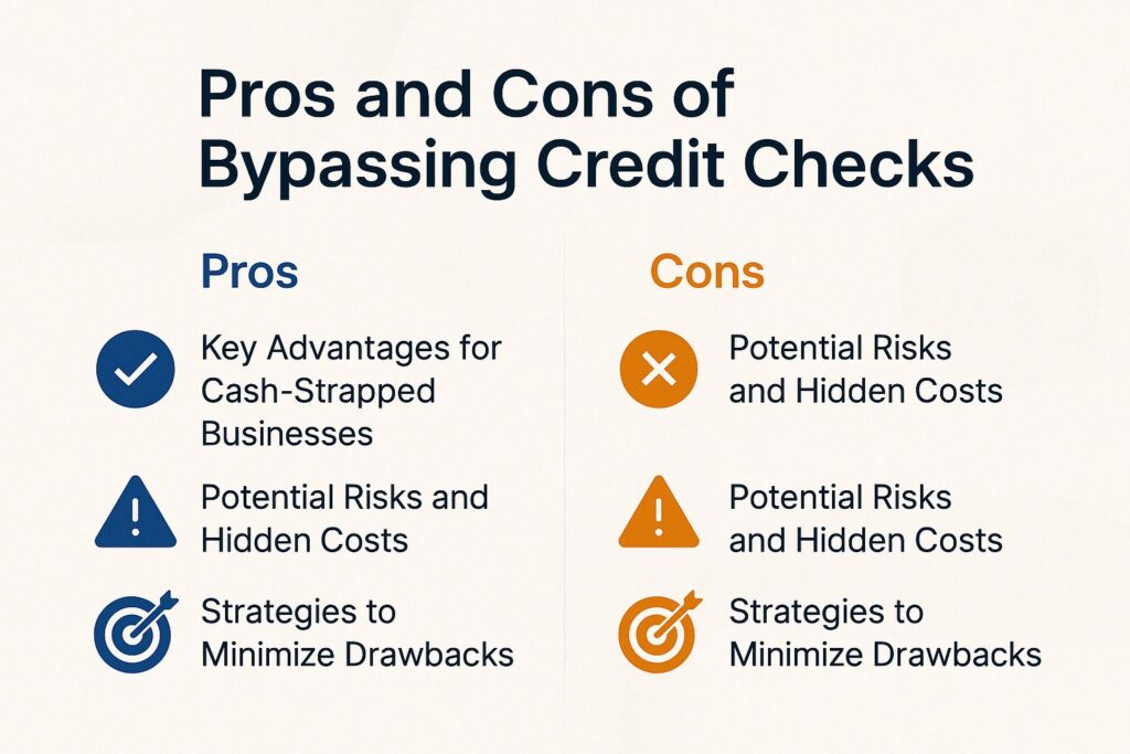Pros and Cons of Bypassing Credit Checks
