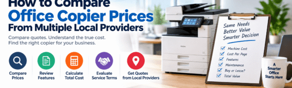 How to Compare Office Copier Prices From Multiple Local Providers